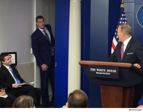 Gronk Parties at the White House