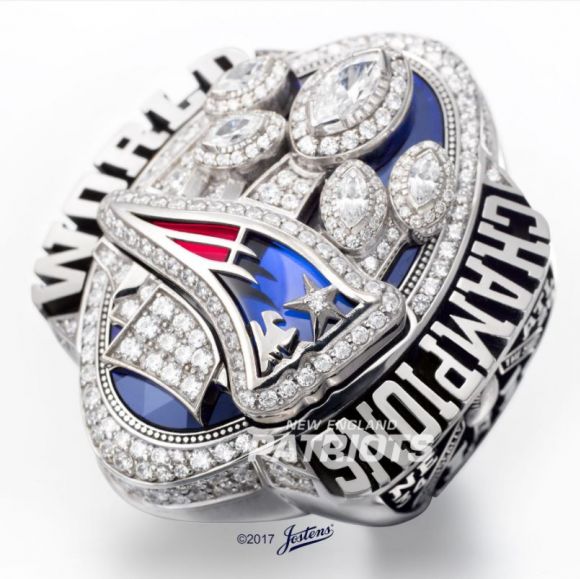 Patriots' 283-Diamond Super Bowl Ring Is an Epic Troll