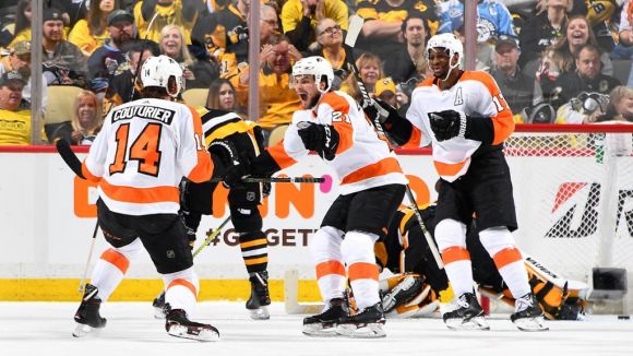 Feisty Flyers Pop a Pair Late, Stave Off Elimination
