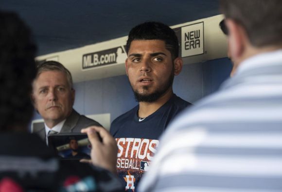 'Stros Closer Gets a Win on the Field, Still Working on It in the Clubhouse