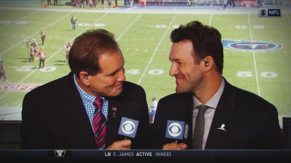 Apparently, Buzz Williams Thinks Tony Romo Should Never Leave the Side of Jim Nantz