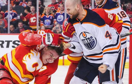 Kassian Blasts Tkachuk Early, Flames Tap Out Oil Late in Shootout