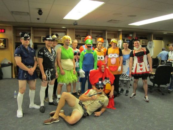 Apparently, MLB COVID Restrictions Don't Extend to Rookie Clubhouse Hazing