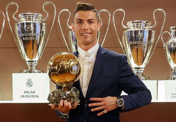 Cristiano Ronaldo Wins the Ballon d’Or