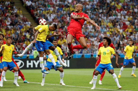 Belgium Edges Brazil in a World Cup Classic