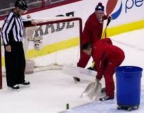 Ovechkin Lights the Lamp and Cans the Camera