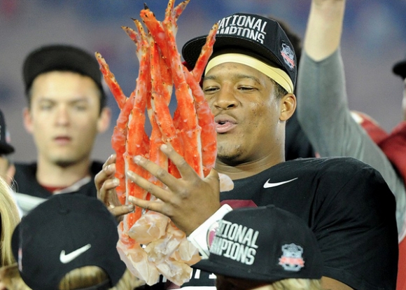 Winston Suspended for Stealing Crab Legs