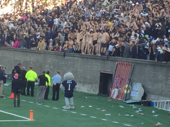 Nude Yale Students Cause Delay of Harvard Game