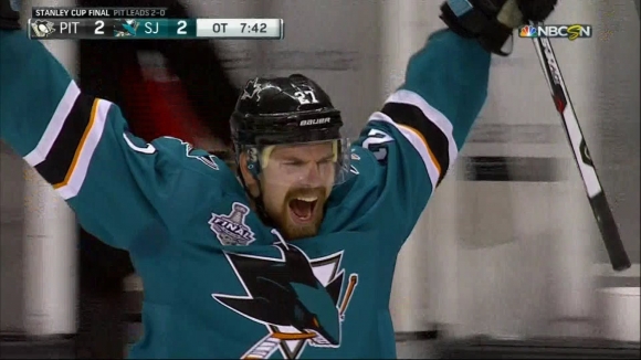 Whaddya Know! High Blocker Side Wins Game 3 in OT for Sharks