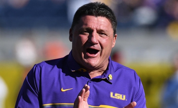 Ed Orgeron Is Completely Wired