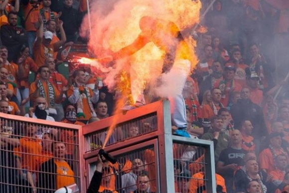 Security Guard Sets Fire to Polish Soccer Fan after Match