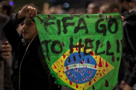 World Cup Build-Up in Brazil Includes Tear Gas