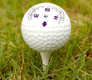 Even Pro Golfers Can Use a Compass