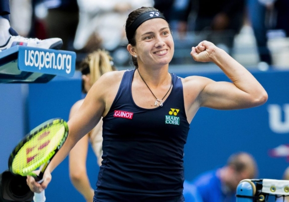 US Open: Scrappy Latvian Sevastova Ousts Sharapova