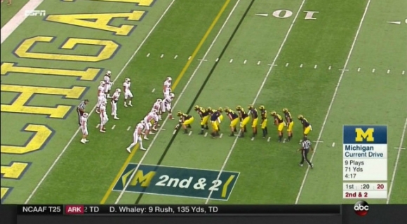 Michigan Unleashes the Centipede Formation ... Again