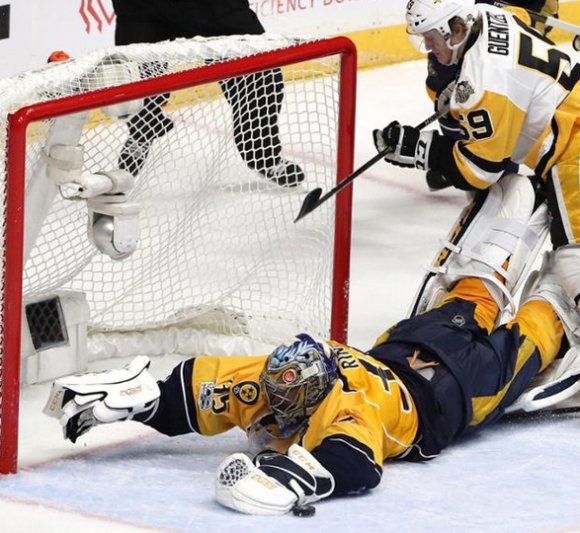 Stanley Cup: Rinne Stones the Pens Again in Game 4