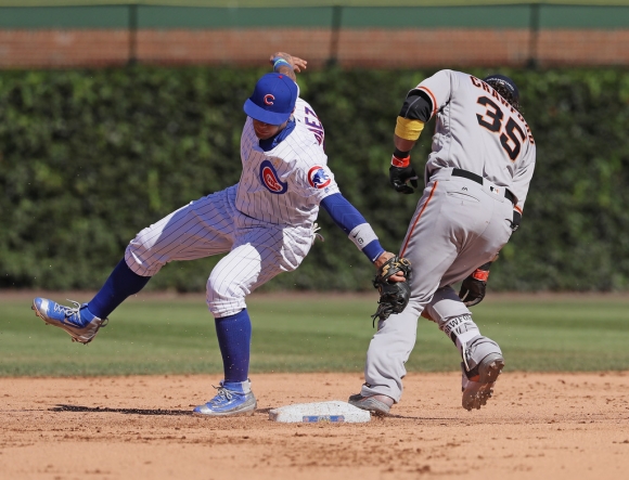 Javy Baez and the Magical Swipe Tag
