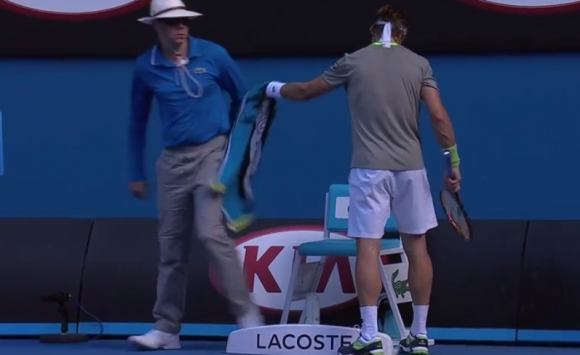 David Ferrer Gets Physical with Line Judge Down Under
