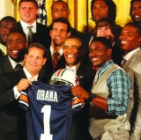 2010 Auburn Football Team Visiting the White House