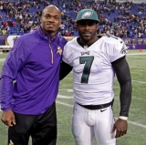 Adrian Peterson and Michael Vick