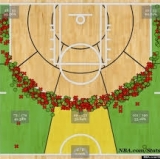 No, that's not a hedge. That's Curry's shot chart.