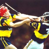 Since the shillelagh was broken over that dude's head, the Irish grudgingly accept the reason why hurlers wear helmets.