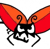 Injury bug with football wings. If we had to explain it, then it mustn't be art.