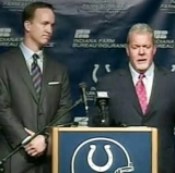 Peyton Manning and Colts Owner Jim Irsay looked lovely together. If the world only knew ...