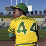 Unfortunately for the A's, this is not Hank Aaron's son.