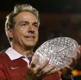 Nick Saban has best keep that bit of Waterford crystal -- made in Ireland -- away from the shillelaghs.