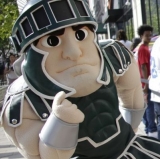 Sparty's got the inside track for now.