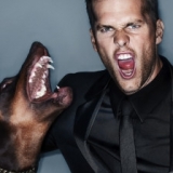 Patriots QB Tom Brady doesn't hold back. Neither does his pet ripper.