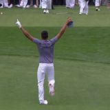 Tony Finau Finishes Masters in Top Ten Despite Gory Ankle Injury