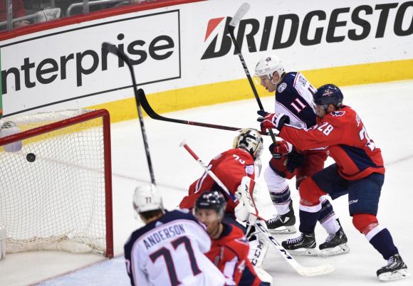 Stupid Penalties, Hot Goalie Doom Caps; Blue Jax Win in OT Again
