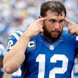 Andrew Luck Is Throwing Footballs in Public Again