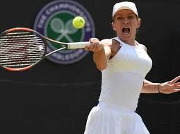 Top-Seed Halep Bites It at Wimbledon