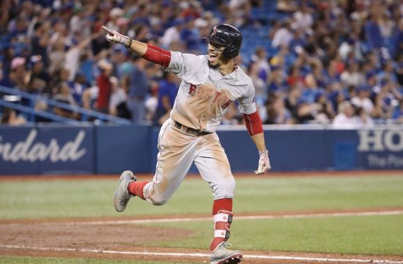 Mookie Betts Goes Summer Cycling Against the Blue Jays