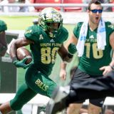 Some Bionic South Florida Freshman Takes Two Consecutive Kickoffs Back to the House