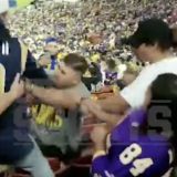 A Football Game Breaks Out During Fan Brawl at LA Coliseum
