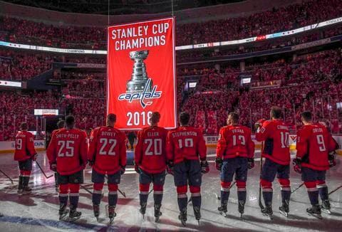 Capitals Raise Stanley Cup Banner, Blast the Bruins, and Miss Tom Wilson