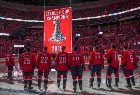 Capitals Raise Stanley Cup Banner, Blast the Bruins, and Miss Tom Wilson