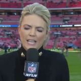 A Stray Football Rudely Interrupts an NFL Network Report by Melissa Stark
