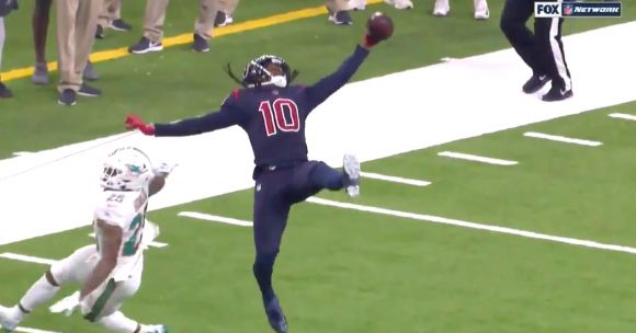 DeAndre Hopkins Makes Insane Catch That Doesn't Count