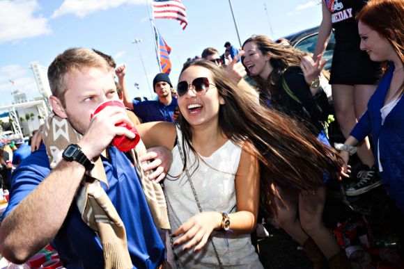 Who's Buying at the World's Largest Outdoor Cocktail Party?