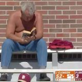 One Resourceful FSU Fan Brings a Book to the Clemson Blowout