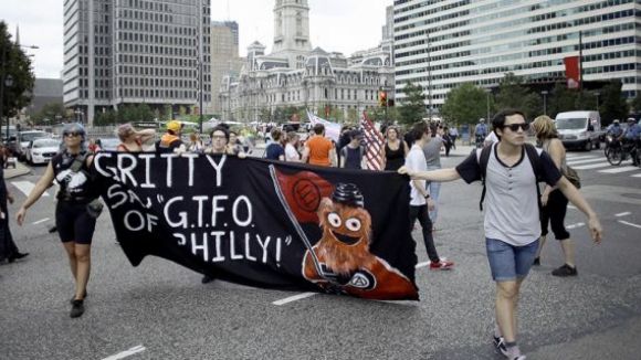 Flyers' Grotesque New Mascot Enters the World of Politics