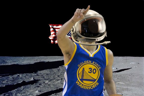 Steph Curry: The Moon Landing Never Happened