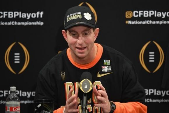 Dabo Swinney Has Some Very Specific Football Thoughts about Zion Williamson
