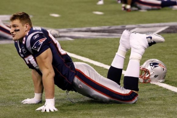 According to NFL Network, Gronk's Suffering from a Bulging Dick