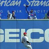Randy Rosario Makes the Spectacular Bullpen Homer Catch Seem Routine